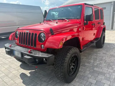 Gebraucht Jeep Wrangler Sahara 284 PS (208 kW) 2016 Rot SUV