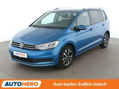 Gebraucht VW Touran United 150 PS (110 kW) 2020 Blau Van / Kleinbus