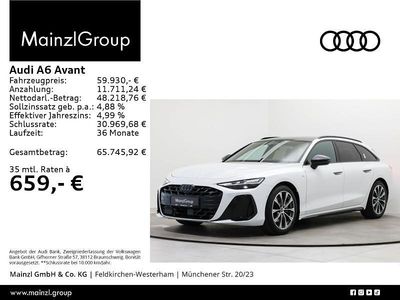 Weiß Gebraucht 2025 Audi A6 S-Line Kombi | 59.930 € (Teuer)