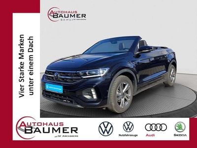 Gebraucht VW T-Roc Cabriolet R-line 150 PS (110 kW) 2025 Deep black perleffekt Cabrio