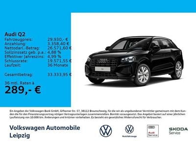 Gebraucht Audi Q2 Advanced Plus 150 PS (110 kW) 2025 Schwarz SUV