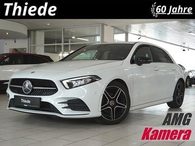 Gebraucht Mercedes A180 AMG line 136 PS (100 kW) 2021 Frost weiß Limousine
