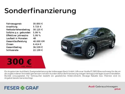Gebraucht Audi Q3 Sportback Sport 150 PS (110 kW) 2025 Grau SUV