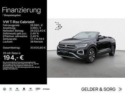 Usata VW T-Roc Cabriolet Goal 116 CV (85 kW) 2025 Nero Cabrio