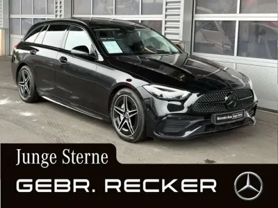 Gebraucht Mercedes C220 AMG line 200 PS (147 kW) 2023 Obsidianschwarz Kombi