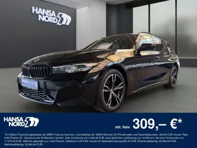 Gebraucht BMW 320 Shadowline 184 PS (135 kW) 2023 Schwarz / black sapphire (metallic) Kombi