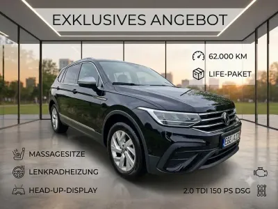 Gebraucht VW Tiguan Allspace Life 150 PS (110 kW) 2024 Schwarz SUV