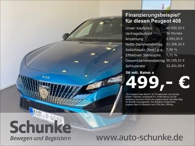 gebraucht Peugeot 408 GT HYBRID Leder digitales Cockpit LED Apple CarPlay Android Auto 2-Zonen-Klimaautom