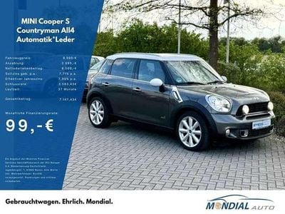 Second-hand Mini Cooper S Countryman 184 CP (135 kW) 2011 Gri SUV