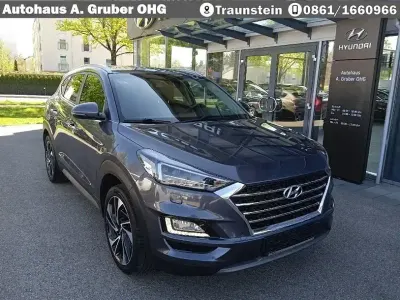 Gebraucht Hyundai Tucson Premium 177 PS (130 kW) 2019 Grau metallic (metallic) SUV