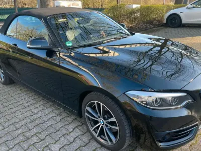 Brugt BMW 220 190 HK (139 kW) 2020 Sort Cabriolet