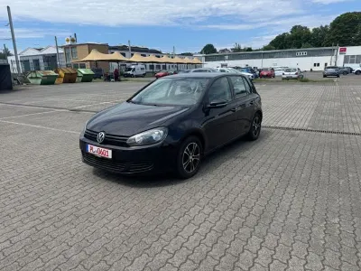 Gebraucht VW Golf VI Trendline 80 PS (58 kW) 2010 Schwarz Kleinwagen