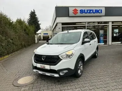 Gebraucht Dacia Lodgy Stepway 116 PS (85 kW) 2021 Weiß Van / Kleinbus