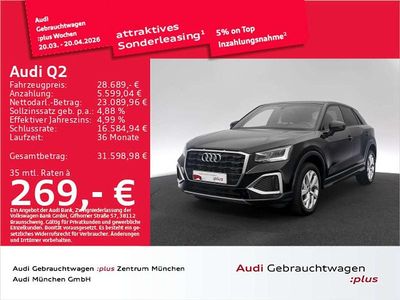 Gebraucht Audi Q2 S-Line 150 PS (110 kW) 2023 Brillantschwarz SUV