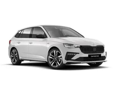 Neu Skoda Scala Monte Carlo 150 PS (110 kW) 2026 Moonweiss metallic Kleinwagen