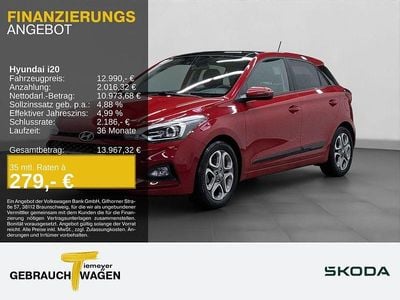 Gebraucht Hyundai i20 Style 120 PS (88 kW) 2019 Rot Kleinwagen