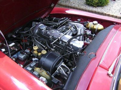 Gebraucht Mercedes SL280 170 PS (125 kW) 1969 Rot Cabrio