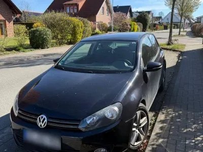 Usata VW Golf VI Comfortline 122 CV (89 kW) 2009 Nero Utilitaria
