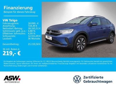 Usata VW Taigo Move 110 CV (80 kW) 2024 Blu SUV