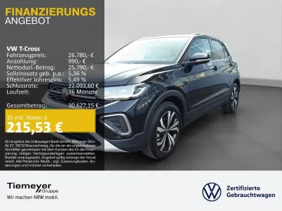 Neu VW T-Cross Style 116 PS (85 kW) 2026 Schwarz SUV