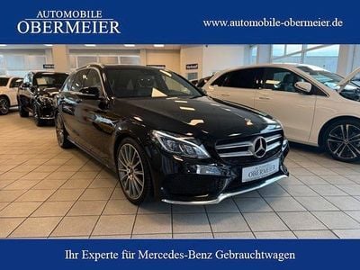 Usata Mercedes C200 AMG 184 CV (135 kW) 2018 Nero Berlina