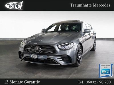 Grau Gebraucht 2020 Mercedes E220 AMG Limousine | 34.850 € (Etwas zu teuer)