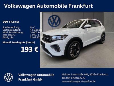 Neu VW T-Cross R-line 116 PS (85 kW) 2025 Weiß SUV