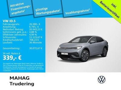 Grau Gebraucht 2022 VW ID.5 IQ Drive SUV | 26.980 € (Guter Preis)