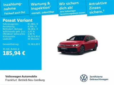 Gebraucht VW Passat R-line 272 PS (200 kW) 2025 Chilirot metallic/grenadillsch Kombi