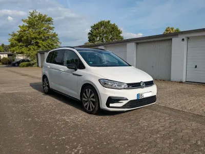 Gebraucht VW Touran R-line 179 PS (131 kW) 2018 Weiß Van / Kleinbus