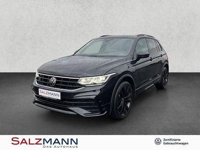 Gebraucht VW Tiguan R-line 150 PS (110 kW) 2022 Schwarz SUV