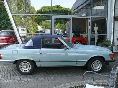 Second-hand Mercedes SL350 200 CP (147 kW) 1972 Albastru Cabrio
