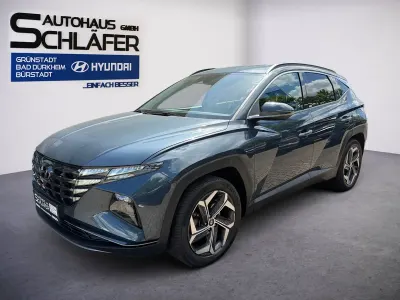 Gebraucht Hyundai Tucson Trend 265 PS (194 kW) 2021 Teal blue / met SUV