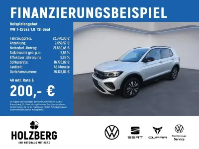 Gebraucht VW T-Cross Goal 116 PS (85 kW) 2025 Rauchgrau metallic SUV