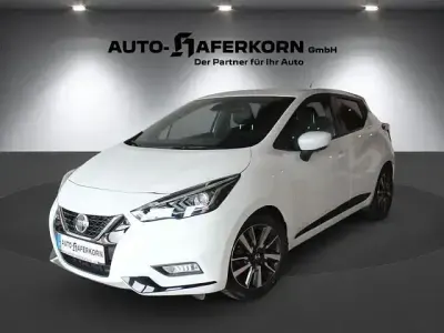 Gebraucht Nissan Micra Tekna 101 PS (74 kW) 2020 Weiß Kleinwagen