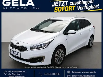Gebraucht Kia Ceed Sportswagon DREAM-TEAM Edition 101 PS (74 kW) 2018 Weiß Kombi