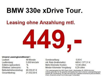 Gebraucht BMW 330e M Sport 184 PS (135 kW) 2025 Blau Kombi