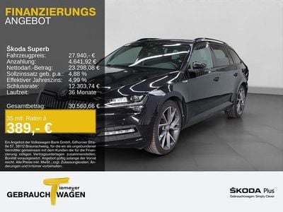 Gebraucht Skoda Superb SportLine 218 PS (160 kW) 2022 Kombi