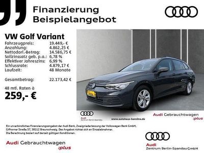 Gebraucht VW Golf VIII Life 116 PS (85 kW) 2022 Grau Kombi
