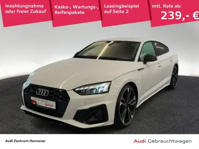 Gebraucht Audi S5 Sportback Ambiente 341 PS (250 kW) 2023 Gletscherweiß metallic Kleinwagen