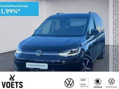 Nowe VW Caddy Maxi Dark Label 122 KM (89 kW) 2026 Czarny Minivan