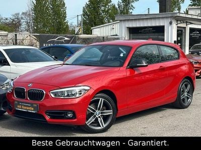 Begagnad BMW 120 Sport Line 184 HK (135 kW) 2017 Röd Halvkombi