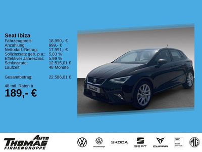 Second-hand Seat Ibiza FR 116 CP (85 kW) 2024 Negru Hatchback