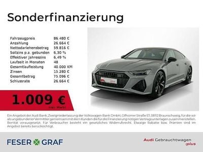 Gebraucht Audi RS7 Ambiente 600 PS (441 kW) 2022 Nardograu Kleinwagen