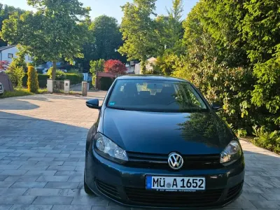 Brugt VW Golf VI 110 HK (80 kW) 2008 Blå Hatchback