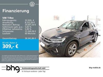 Gebraucht VW T-Roc R-line 150 PS (110 kW) 2025 Schwarz SUV