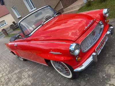 Używany Skoda Felicia 1962 Czerwony Kabriolet