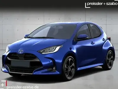 Neu Toyota Yaris Hybrid Style 130 PS (95 kW) 2026 Blau Limousine