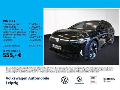 Gebraucht VW ID.7 GTX 250 kW (340 PS) 2025 Schwarz Kombi