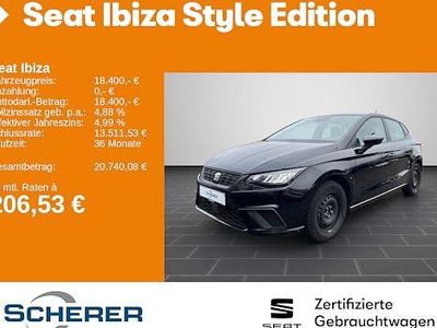Gebraucht Seat Ibiza Style 116 PS (85 kW) 2024 Schwarz Kleinwagen